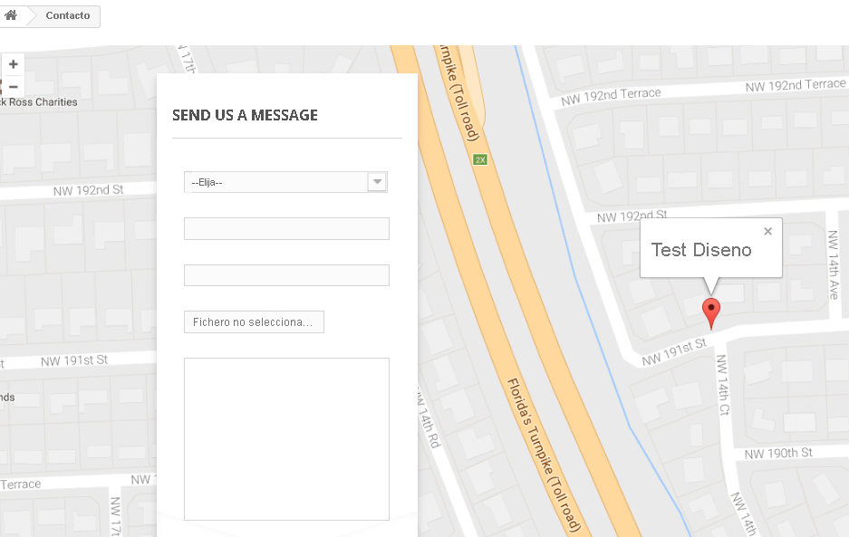 Ver Google Maps en el formulario de contacto de Prestashop