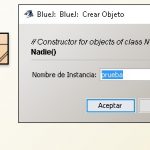 Crear objeto de una clase en BlueJ